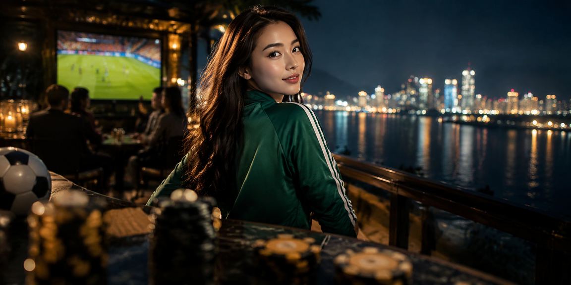 Người chơi cá cược bóng đá tại Đà Lạt bên bờ biển buổi tối