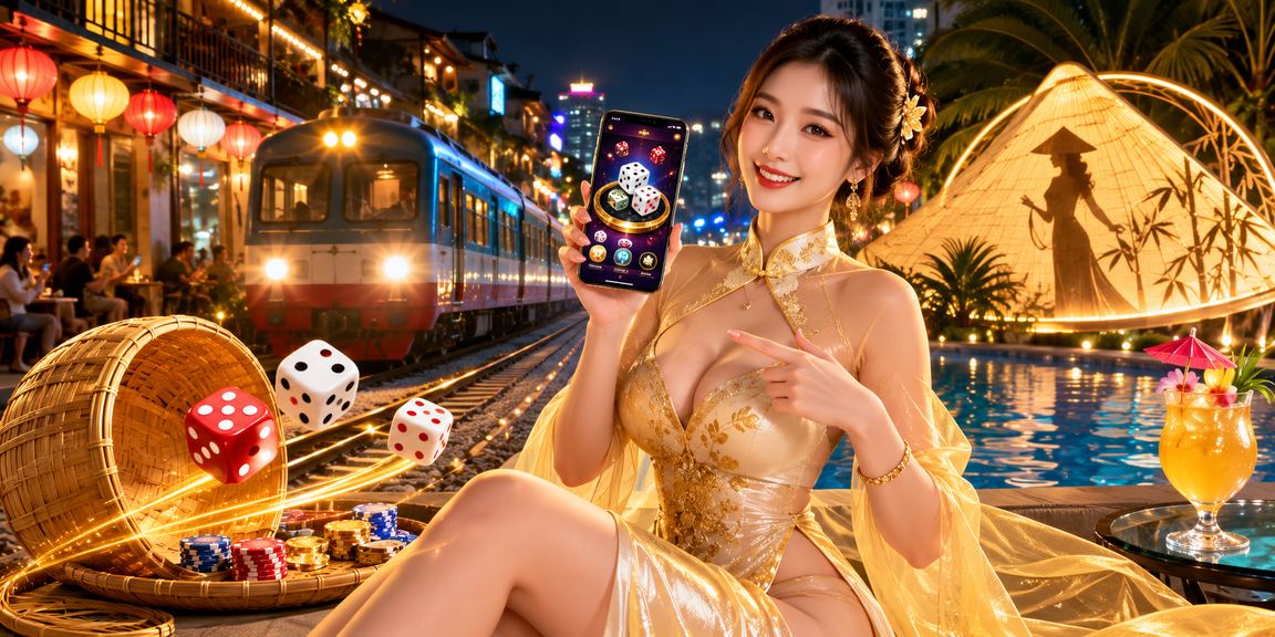 Người chơi trải nghiệm Tài Xỉu và Bầu Cua tại Hà Nội trong trang phục áo dài